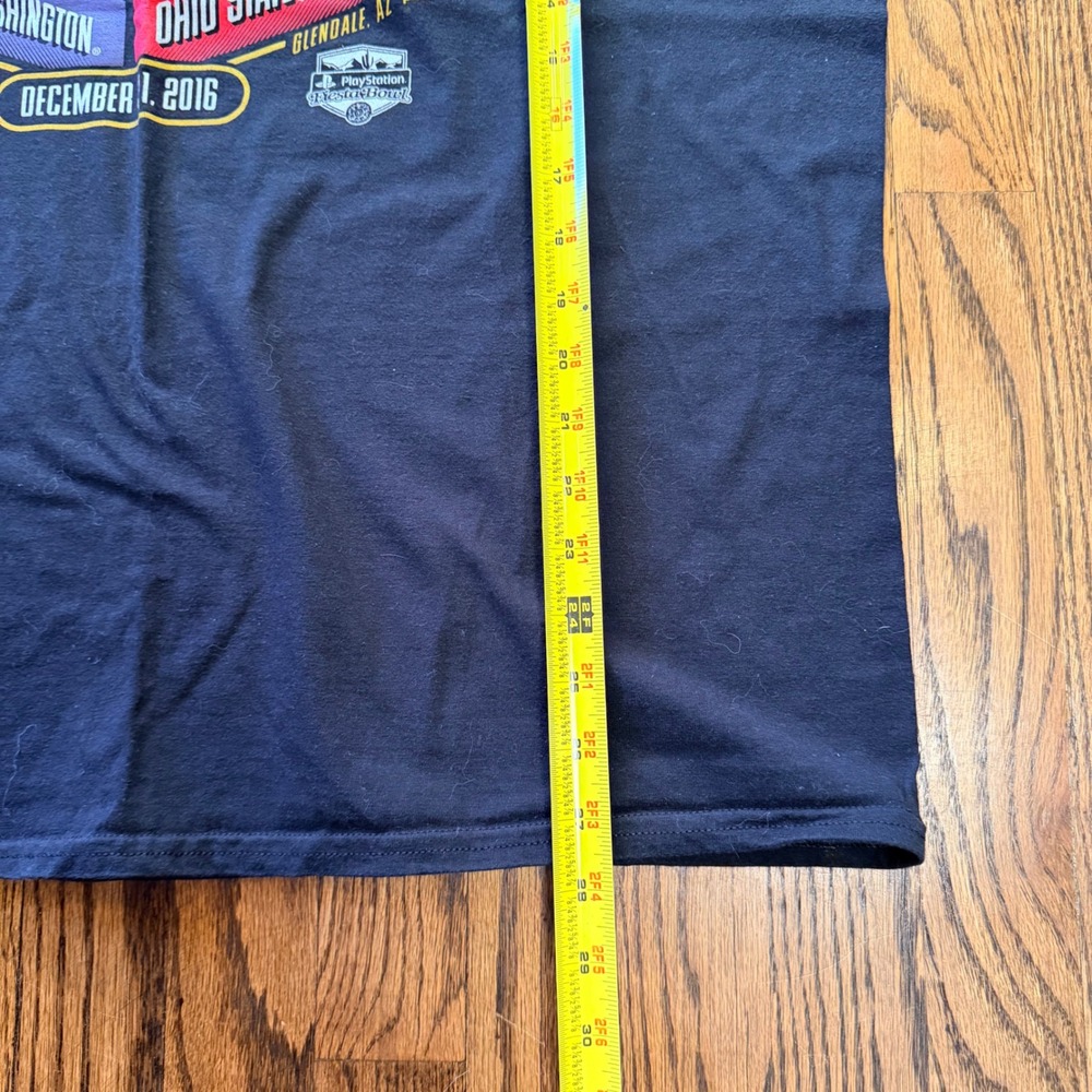 Hanes Beefy-T 2016 College Football Playoff Graphic T-Shirt XL Black NCAA - Picture 6 of 6